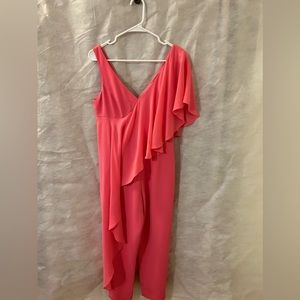 SOLD Summer Sale🔥Trina Turk pink sleeveless jumpsuit. NWT. Size 2
